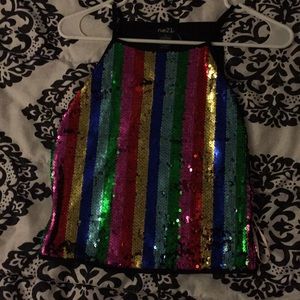 Sequin party top